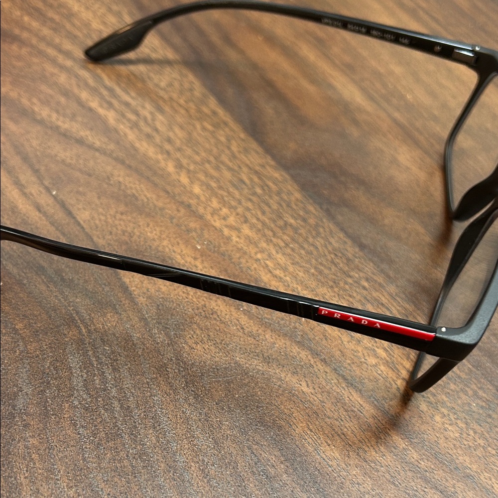 Prada Black and Red Eyeglasses - Picture 4 of 5